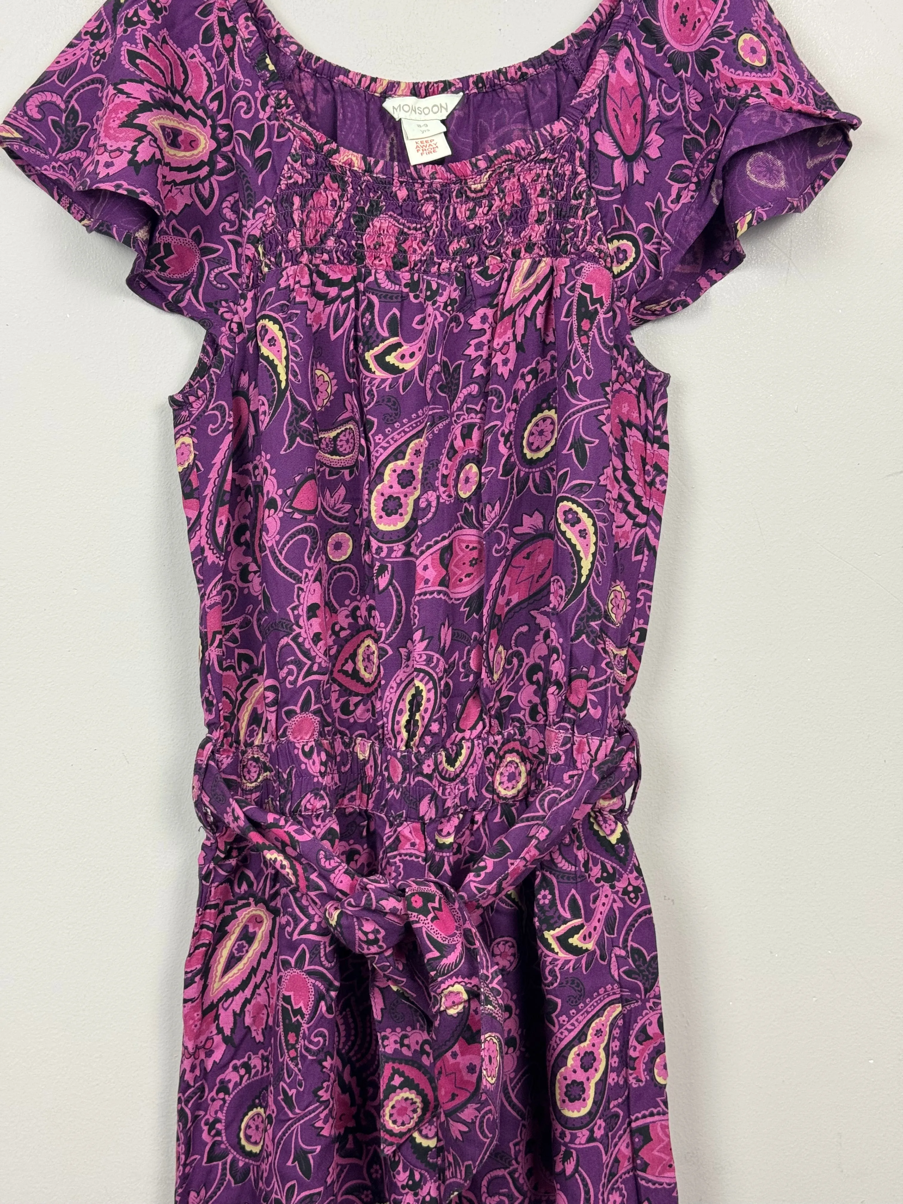 Monsoon Plum Jumpsuit 9y