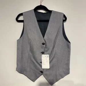navy reversible vest