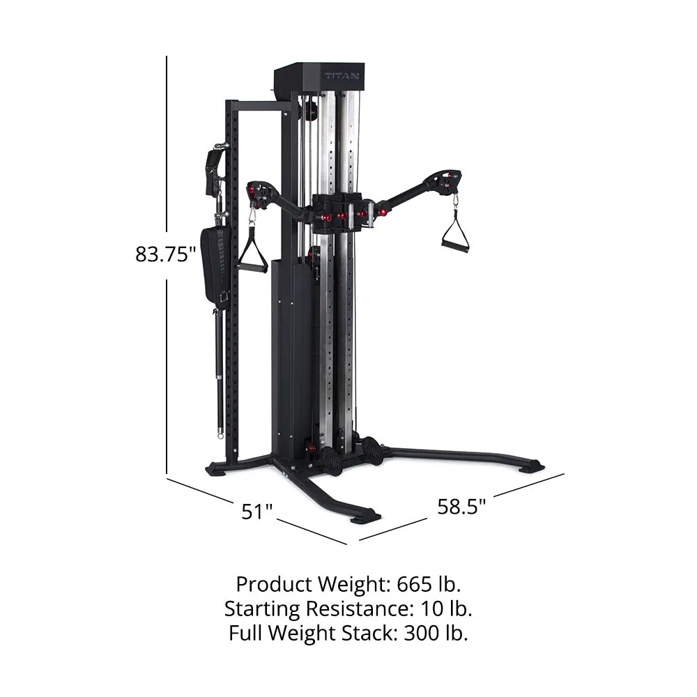 Nemesis 300 LB Single Stack Functional Trainer