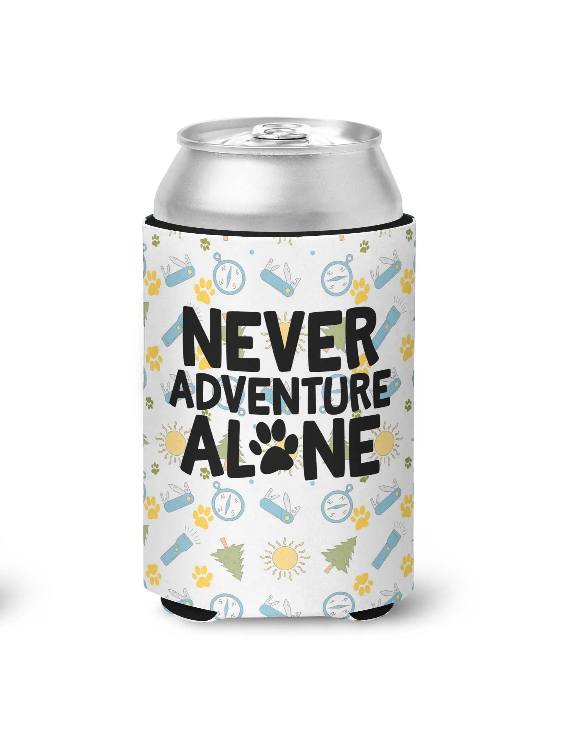 Never Adventure Alone Can Cooler