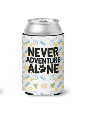 Never Adventure Alone Can Cooler