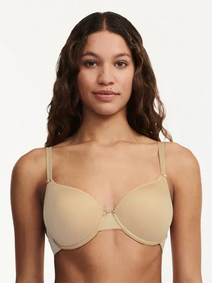 New George Full Coverage T-shirt bra with supportive satin adjustable straps, size 38DD, also fits 40D