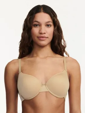 New George Full Coverage T-shirt bra with supportive satin adjustable straps, size 38DD, also fits 40D