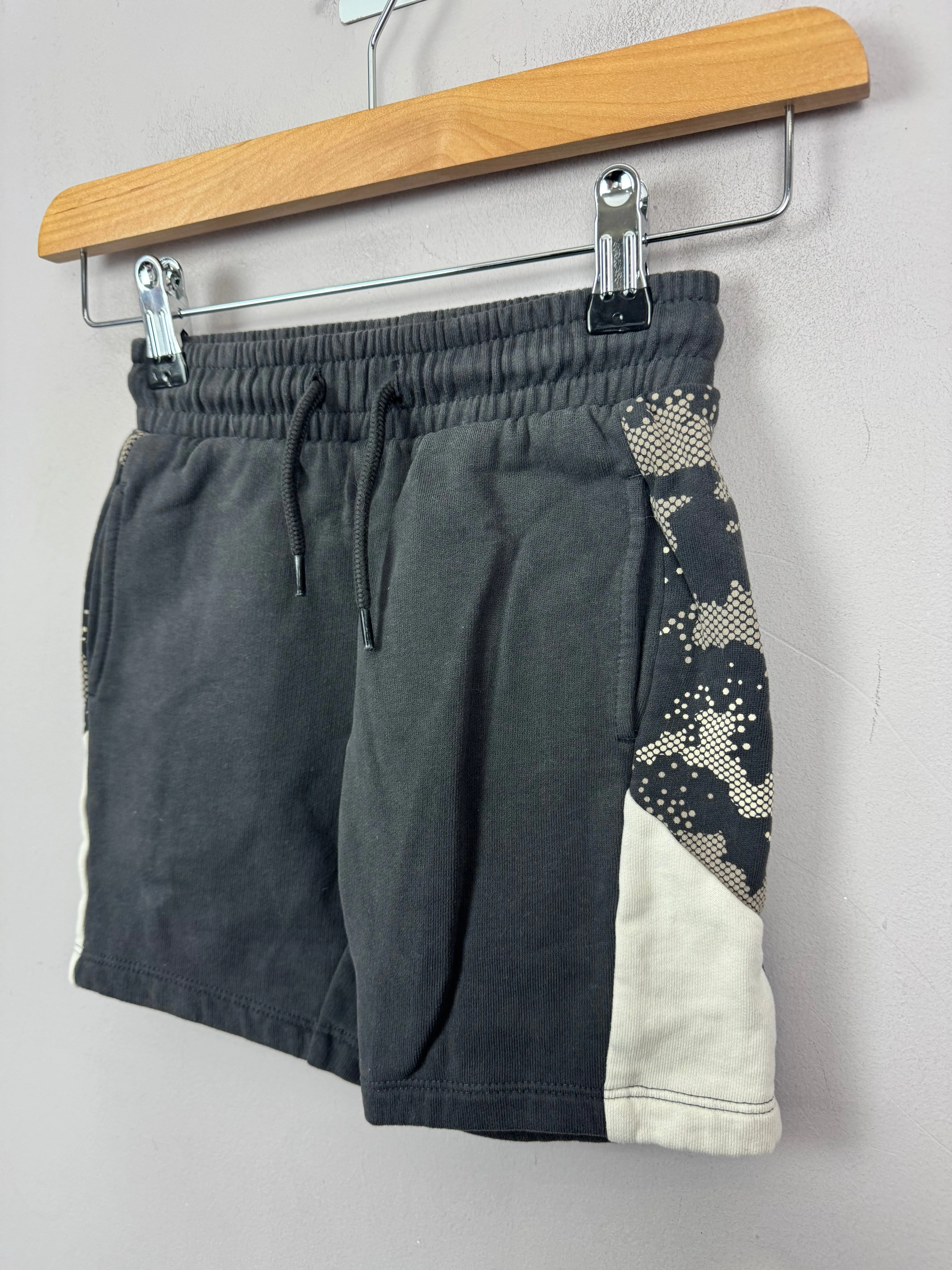 Next grey camo sweat shorts 5y