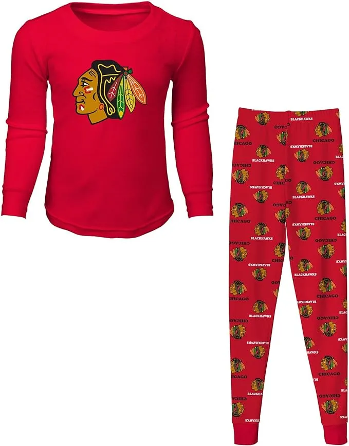 NHL Youth Long Sleeve T-shirt & Pants Sleep Set