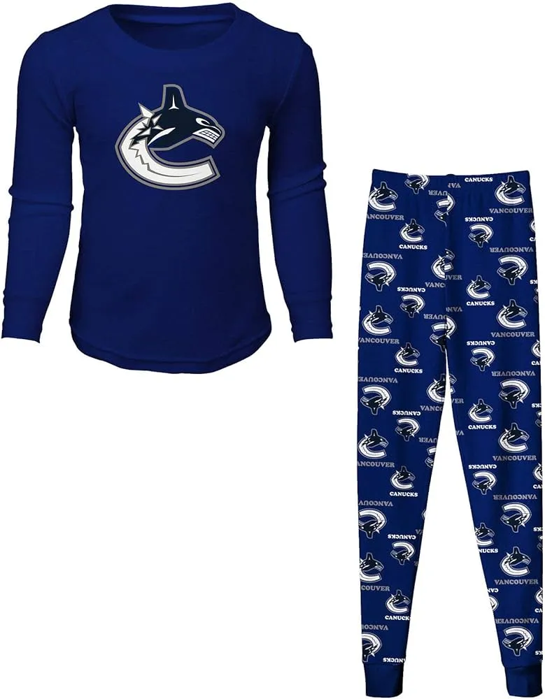 NHL Youth Long Sleeve T-shirt & Pants Sleep Set
