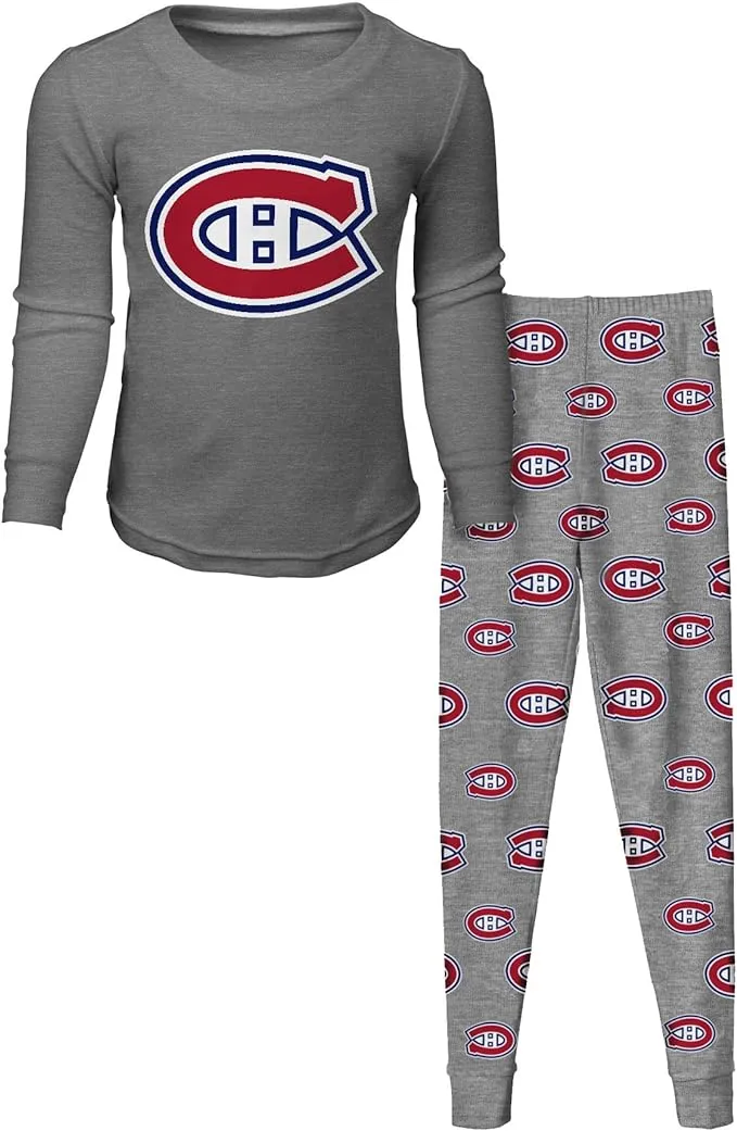 NHL Youth Long Sleeve T-shirt & Pants Sleep Set