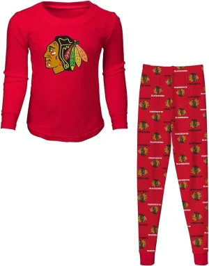 NHL Youth Long Sleeve T-shirt & Pants Sleep Set