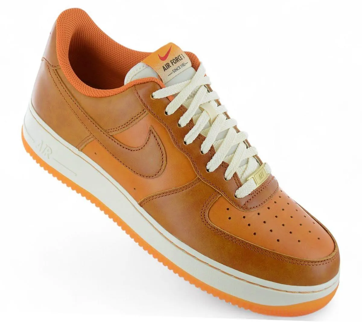 Nike Air Force 1 Low - Since 1982 Sunset - Herren Sneakers Schuhe Braun HQ3639-720
