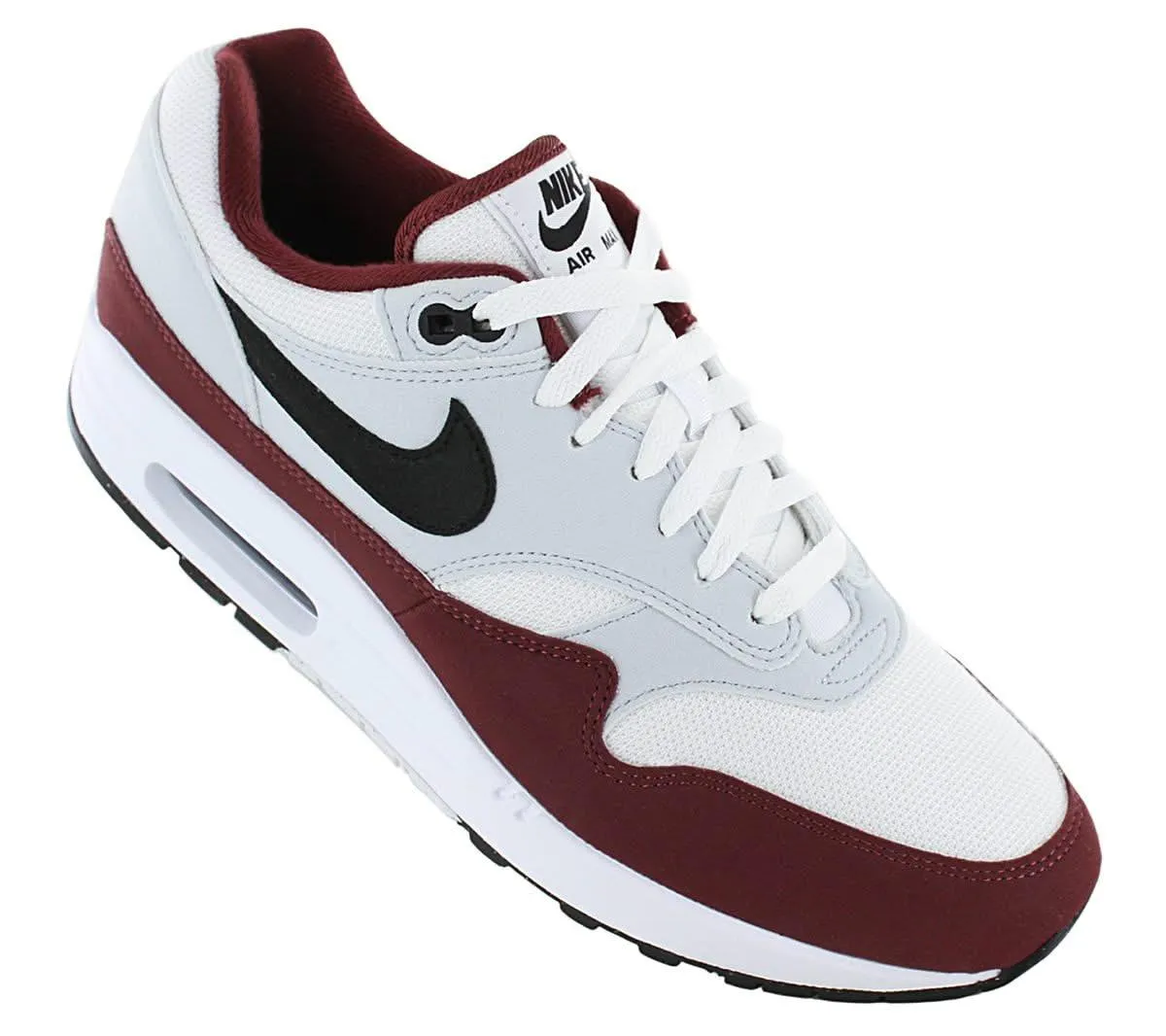 Nike Air Max 1 - Herren Sneakers Schuhe Weiß-Rot FD9082-106