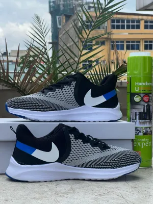 Nike Black, White & Blue Running Shoe