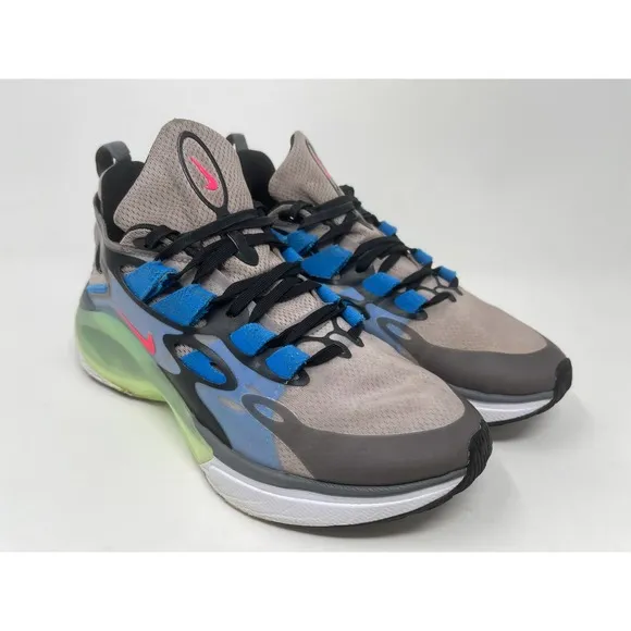 Nike D/MS/X Patchwork Gray Blue Sneakers Mens 7 1/2 1221 L.7.3