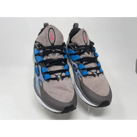 Nike D/MS/X Patchwork Gray Blue Sneakers Mens 7 1/2 1221 L.7.3