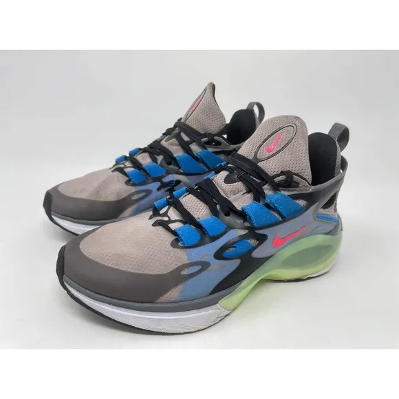 Nike D/MS/X Patchwork Gray Blue Sneakers Mens 7 1/2 1221 L.7.3