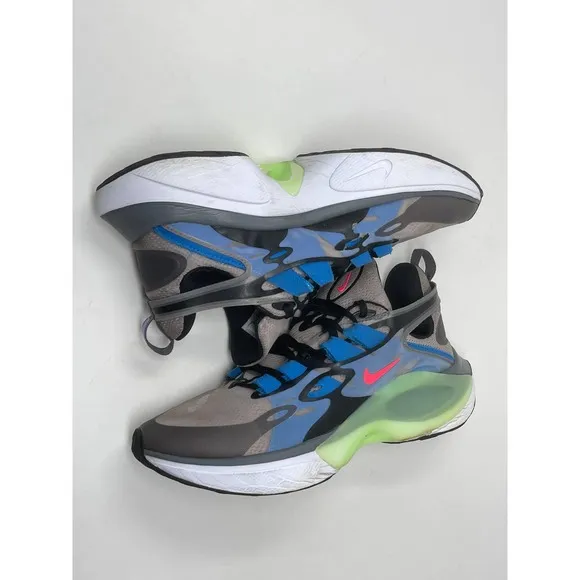 Nike D/MS/X Patchwork Gray Blue Sneakers Mens 7 1/2 1221 L.7.3