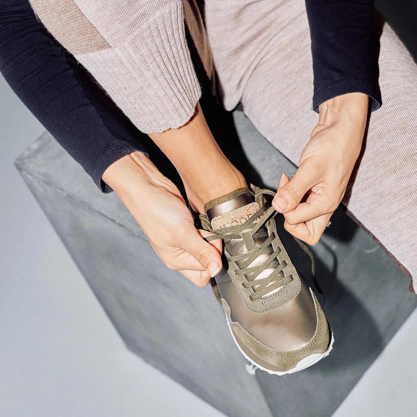 Nora III Metallic Nylon - Moss