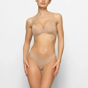 NWOT Skims Wireless Form Push-Up Plunge Bra Lightly Lined Intimates Mica 34D