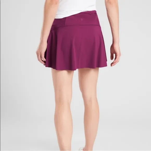 NWT Athleta Match Point Skort in Velvet Plum