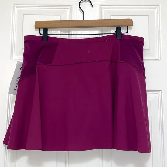 NWT Athleta Match Point Skort in Velvet Plum