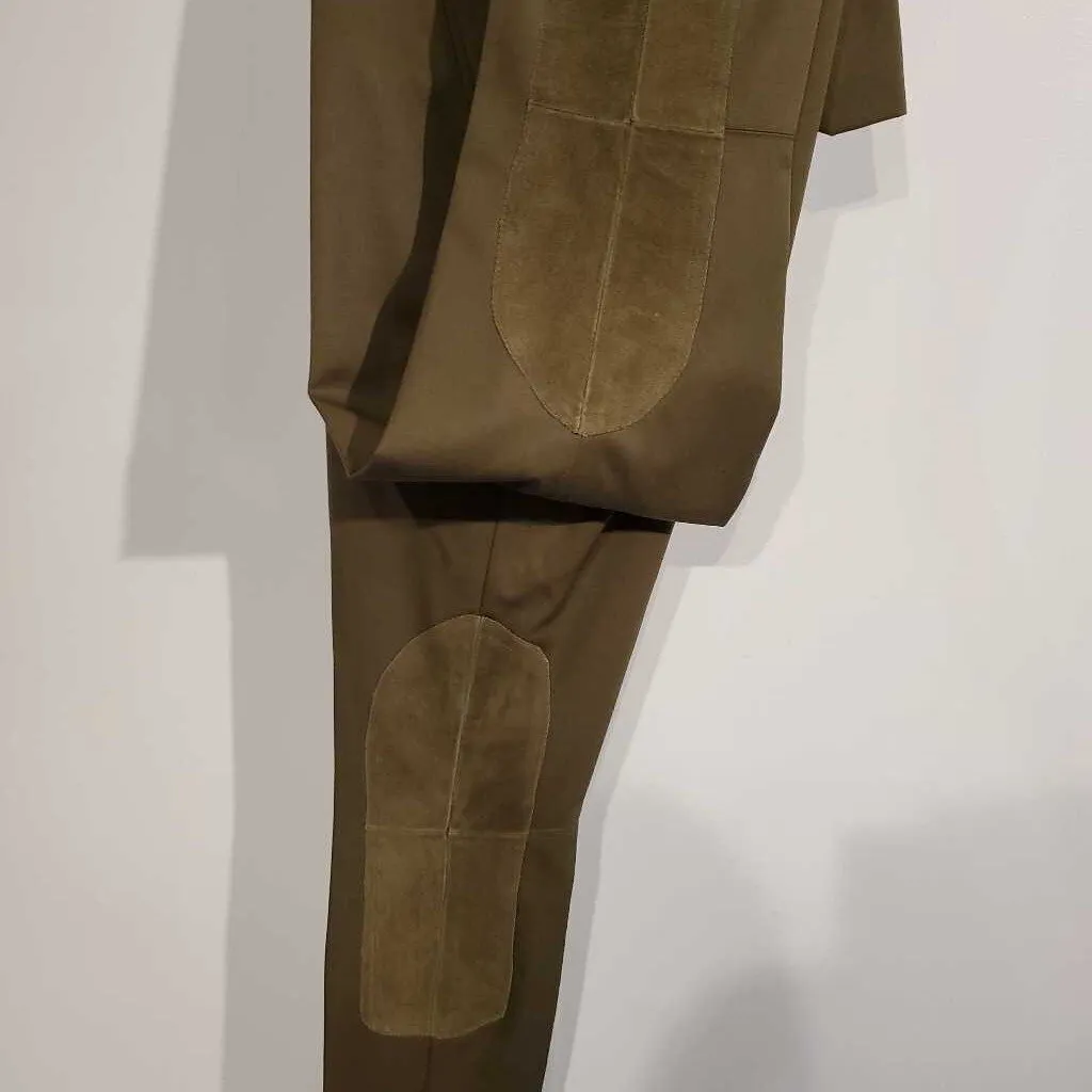 Olive Pleasure Jods with Suede(28 2, 34INS)