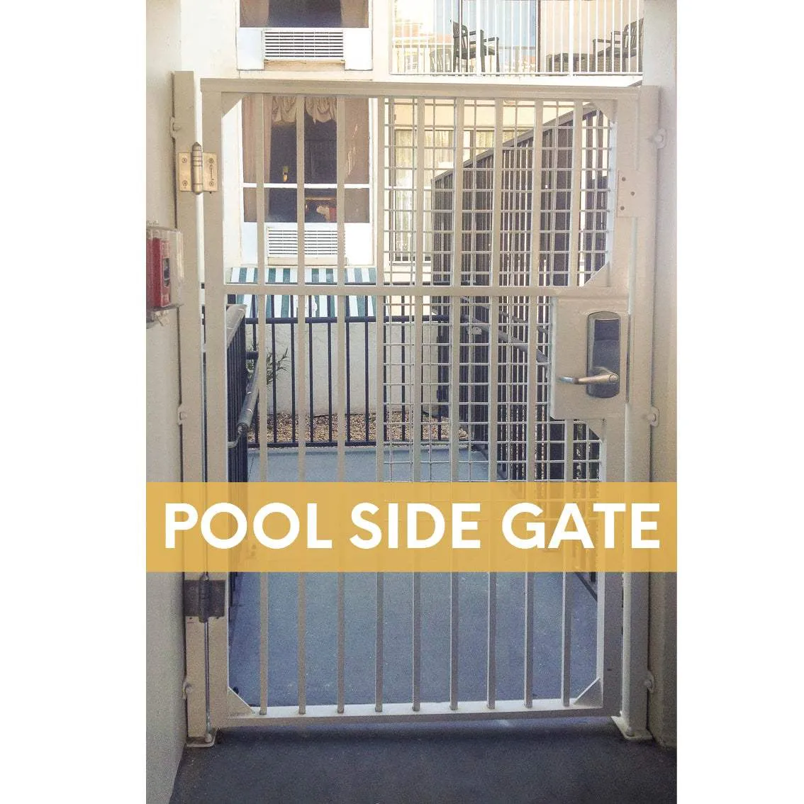 Outdoor Hinges | Metal Gate Hinges | 7ft | SS304 | K51P-B3 | 3 Pack