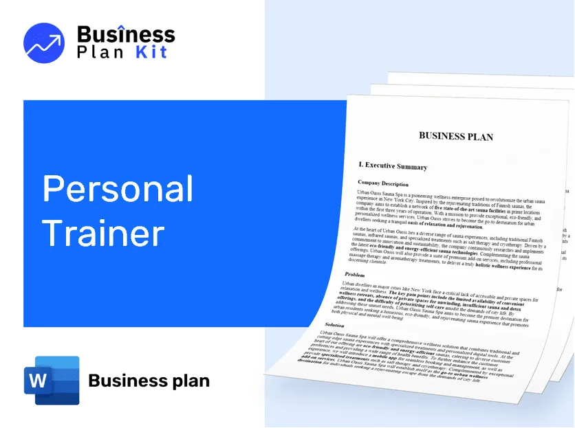 Personal Trainer Business Plan Example