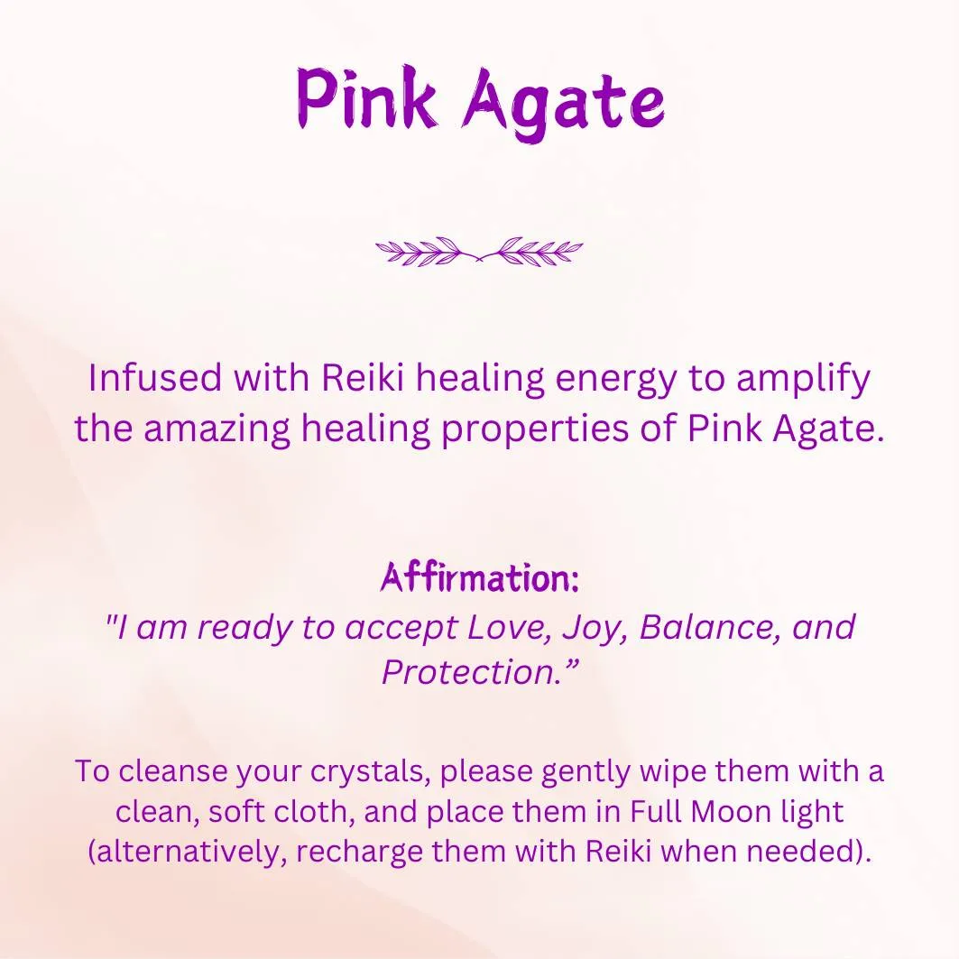 Pink Agate Ends