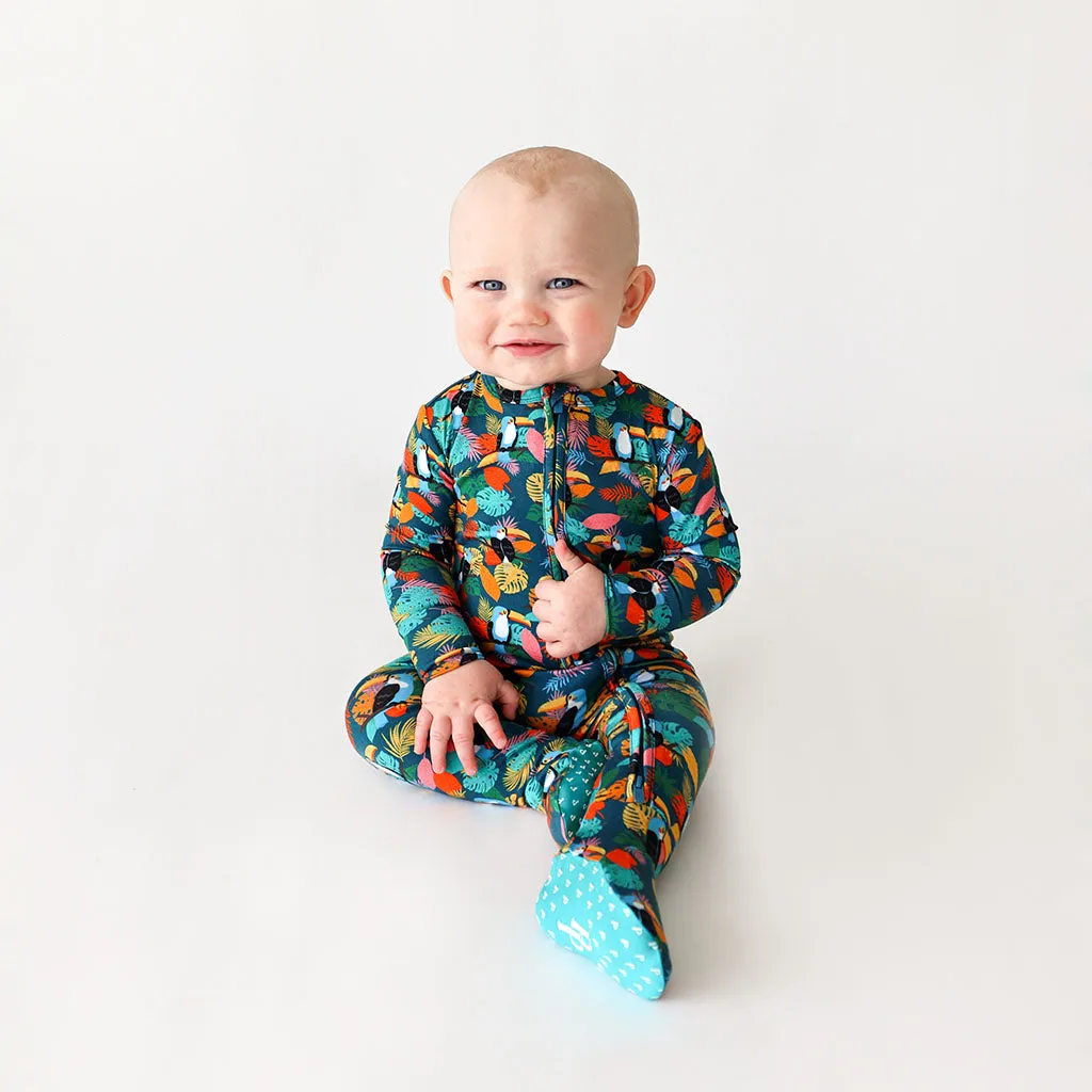 Posh Peanut Rio Footie with Zipper