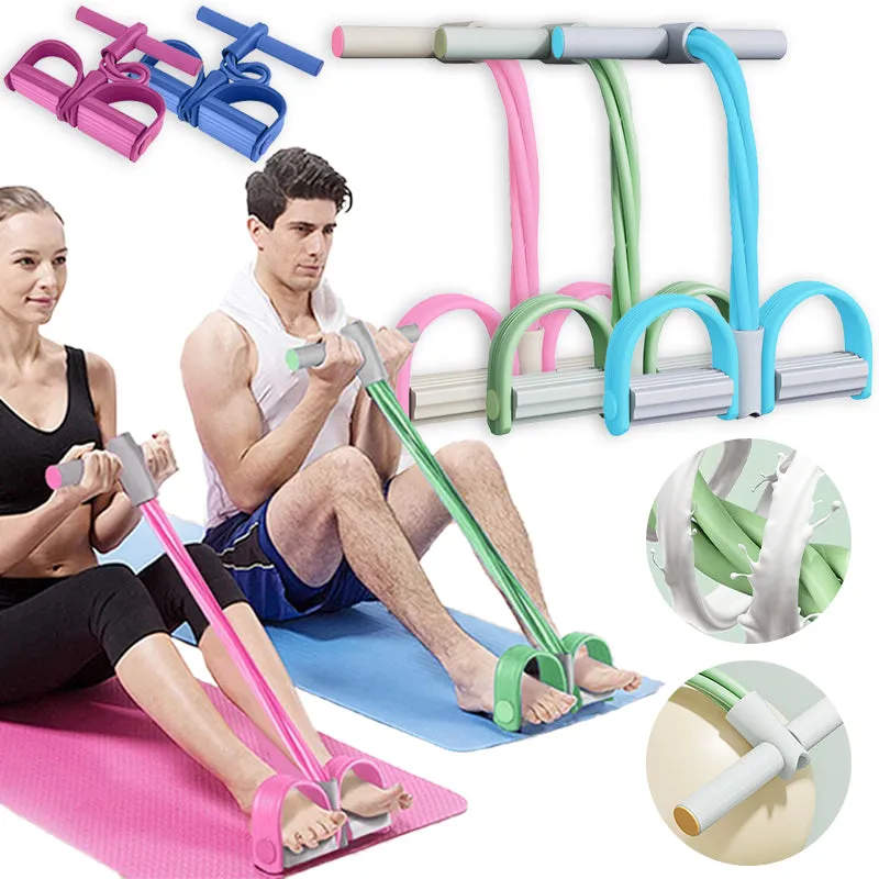 Premium Pedal Resistance Band – Multifunctional Arm, Leg, and Abdominal Trainer for Weight Loss, Bodybuilding, and Full-Body Home Workouts