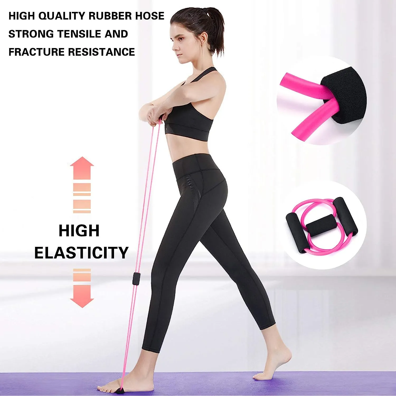 Premium Pedal Resistance Band – Multifunctional Arm, Leg, and Abdominal Trainer for Weight Loss, Bodybuilding, and Full-Body Home Workouts
