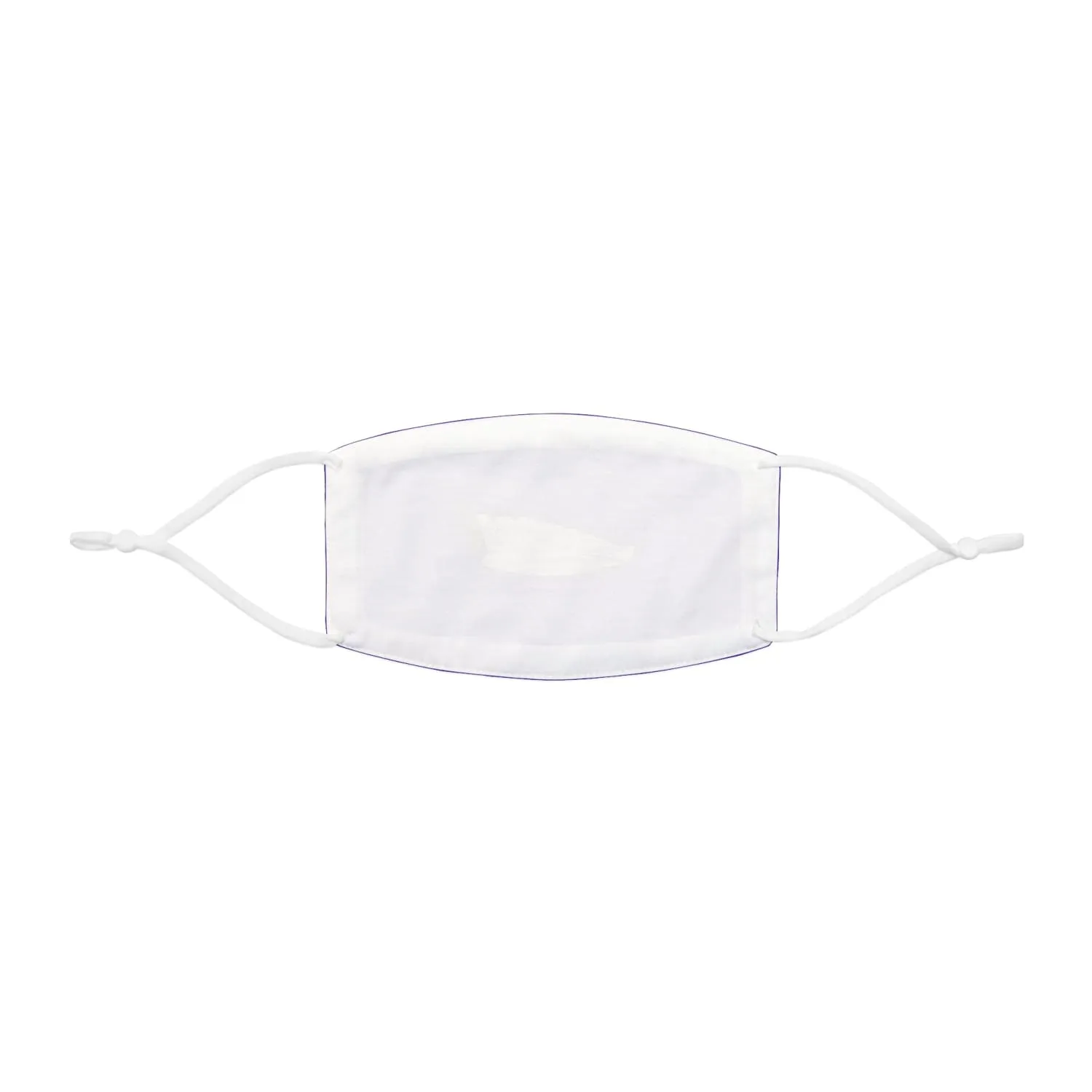 Purple Toothy Grin Snug-Fit Fabric Face Mask