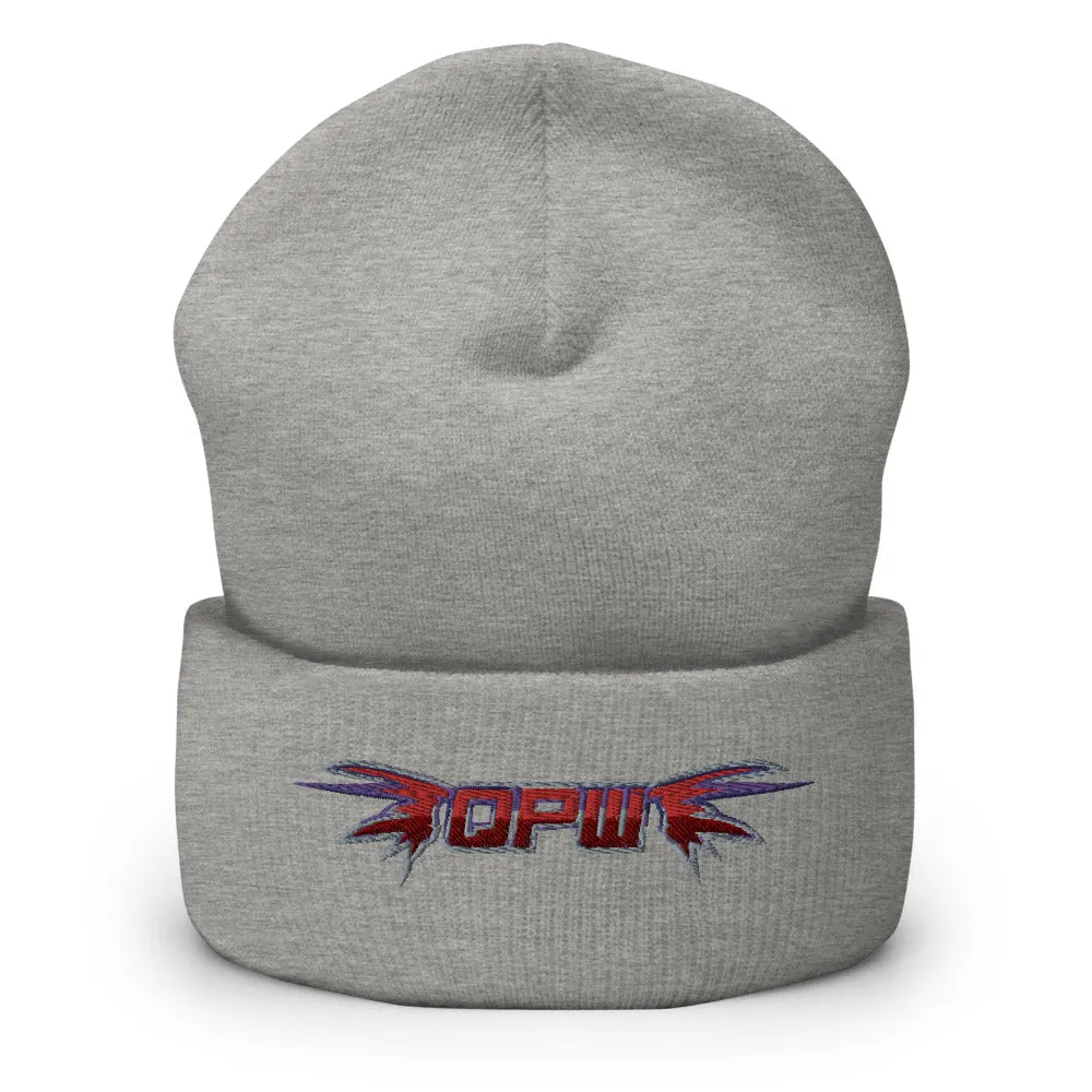 QPW Wrestling Logo Cuffed Beanie