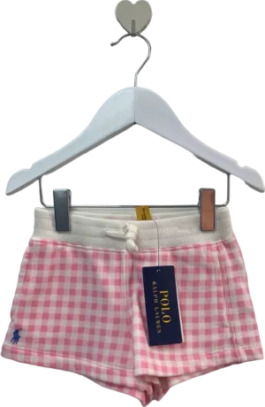 Ralph Lauren Pink Gingham Shorts 2 Years