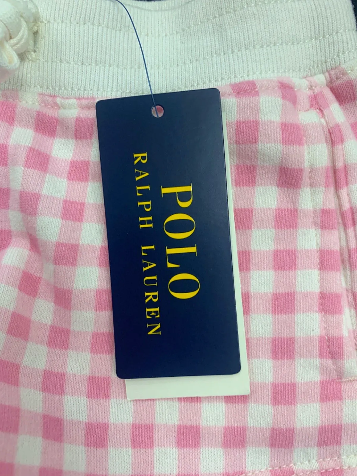 Ralph Lauren Pink Gingham Shorts 2 Years
