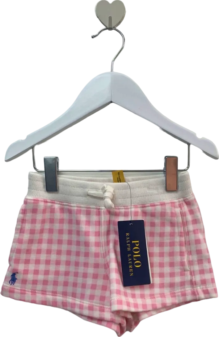 Ralph Lauren Pink Gingham Shorts 2 Years