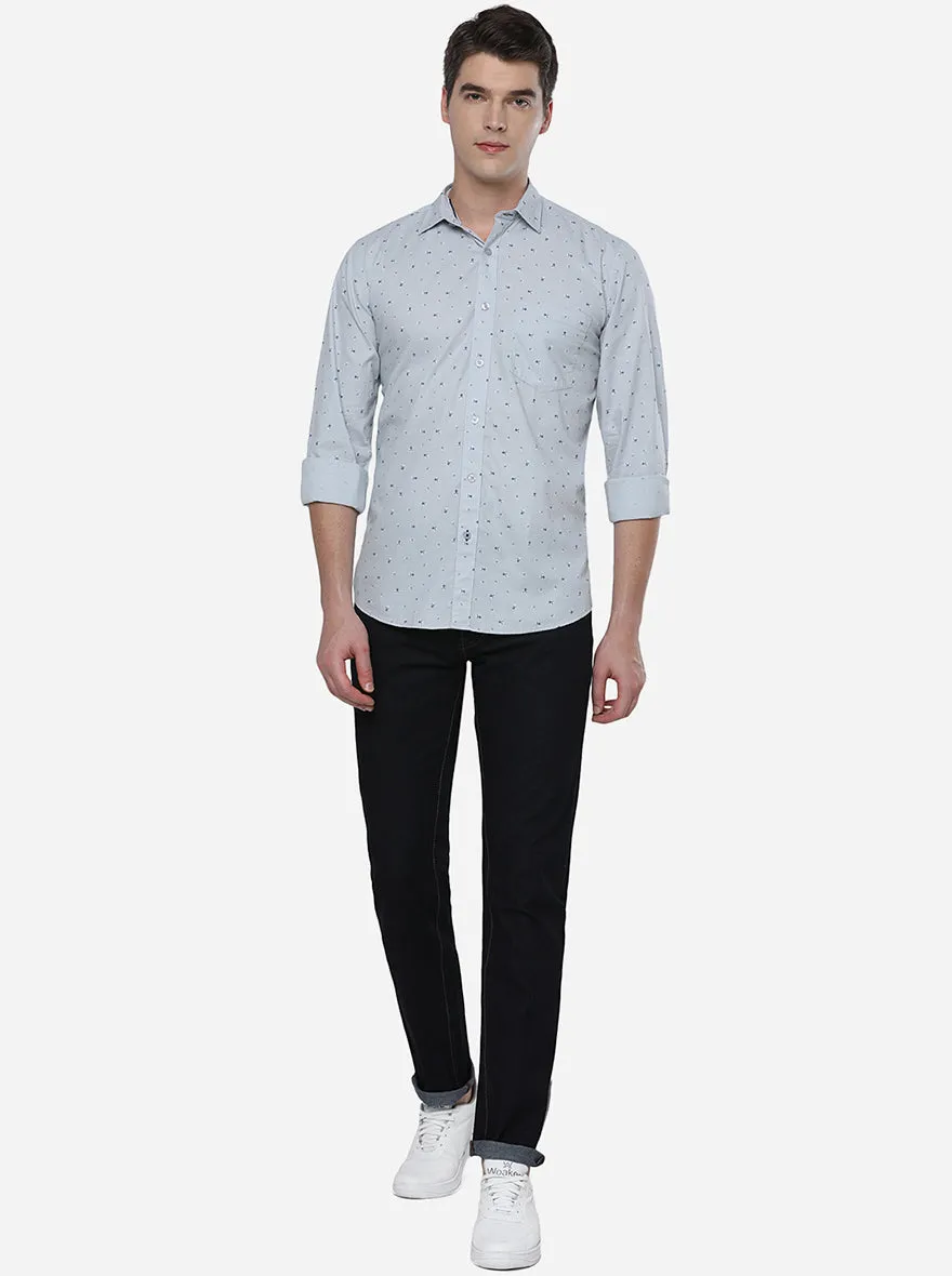 Raw Blue Washed Narrow Fit Jeans | Greenfibre