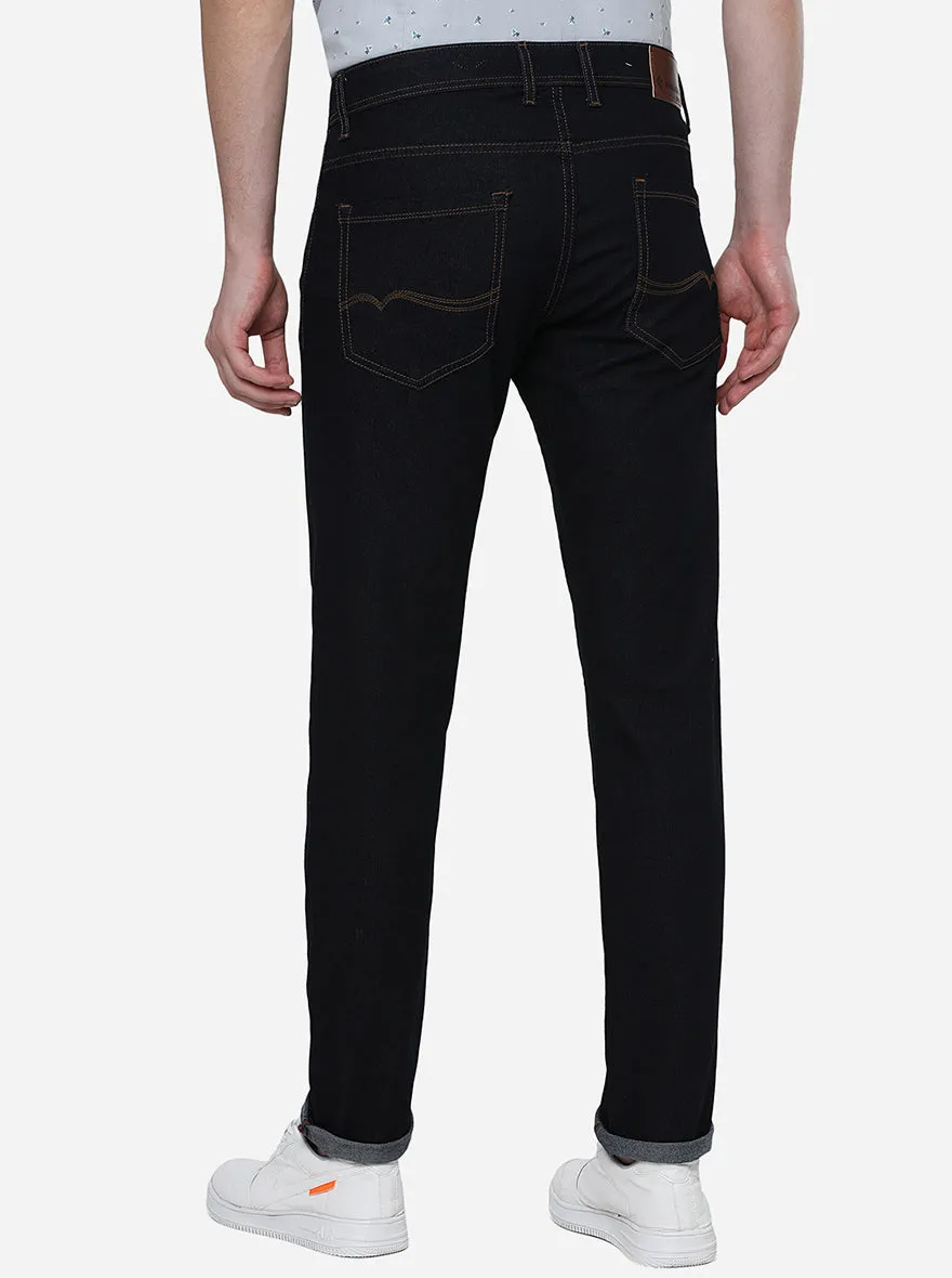 Raw Blue Washed Narrow Fit Jeans | Greenfibre