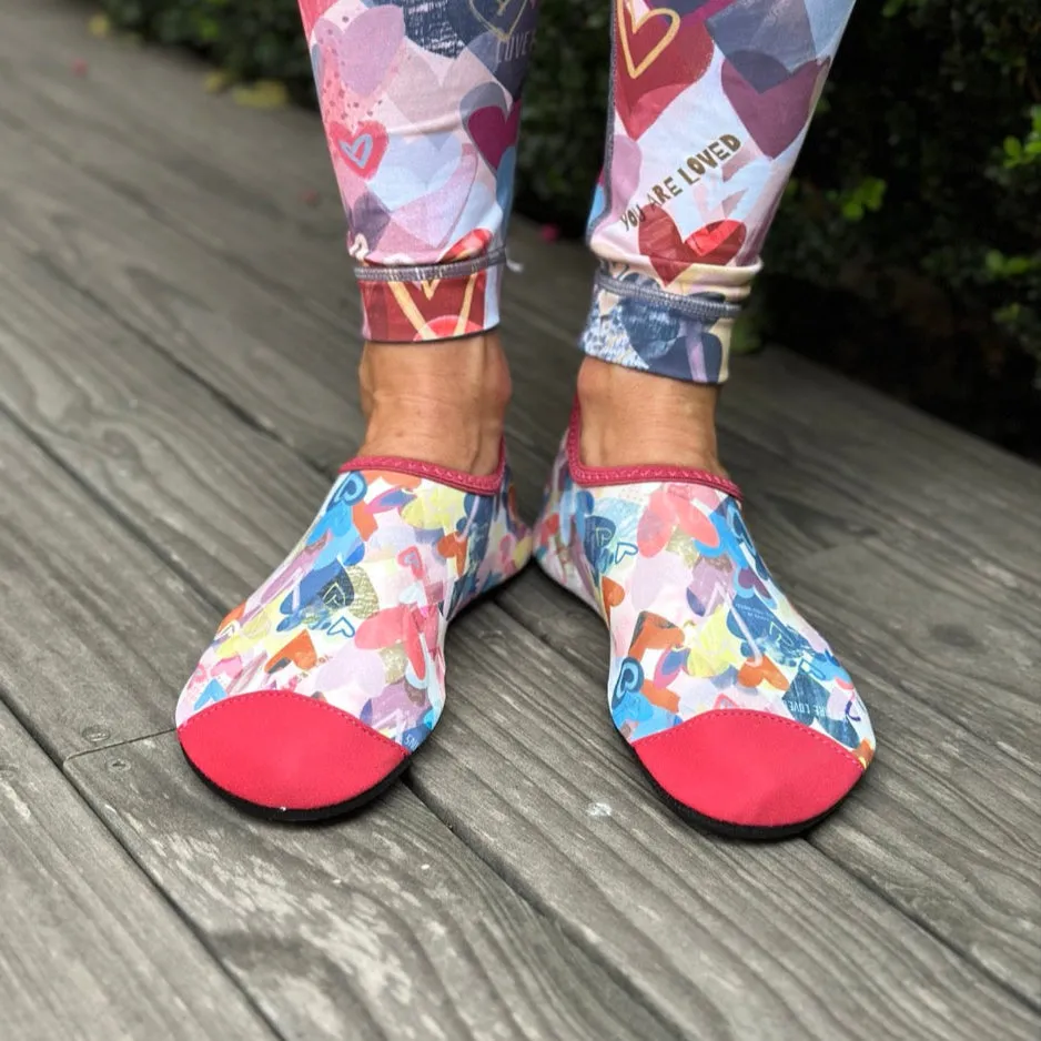 Rebounding Shoes - Soles | Self-Love Hearts