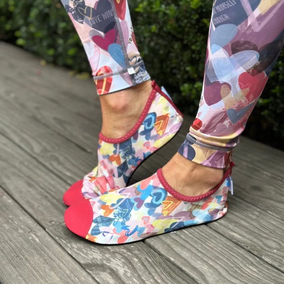 Rebounding Shoes - Soles | Self-Love Hearts