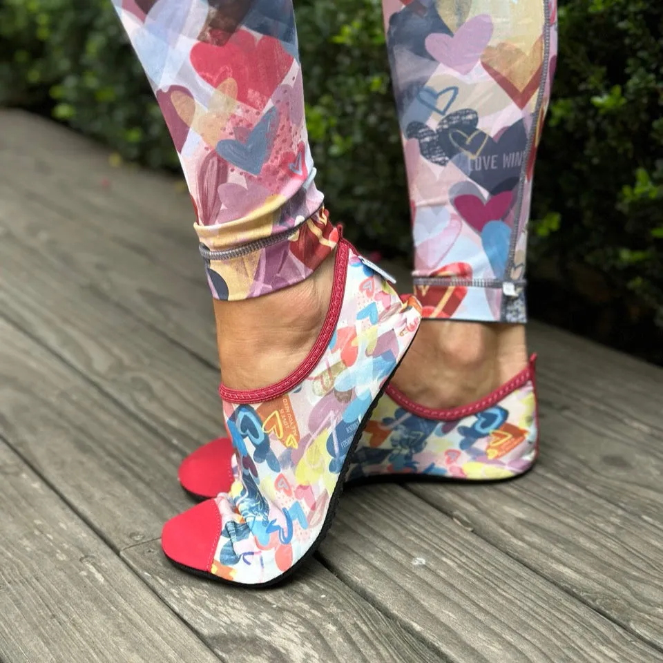 Rebounding Shoes - Soles | Self-Love Hearts