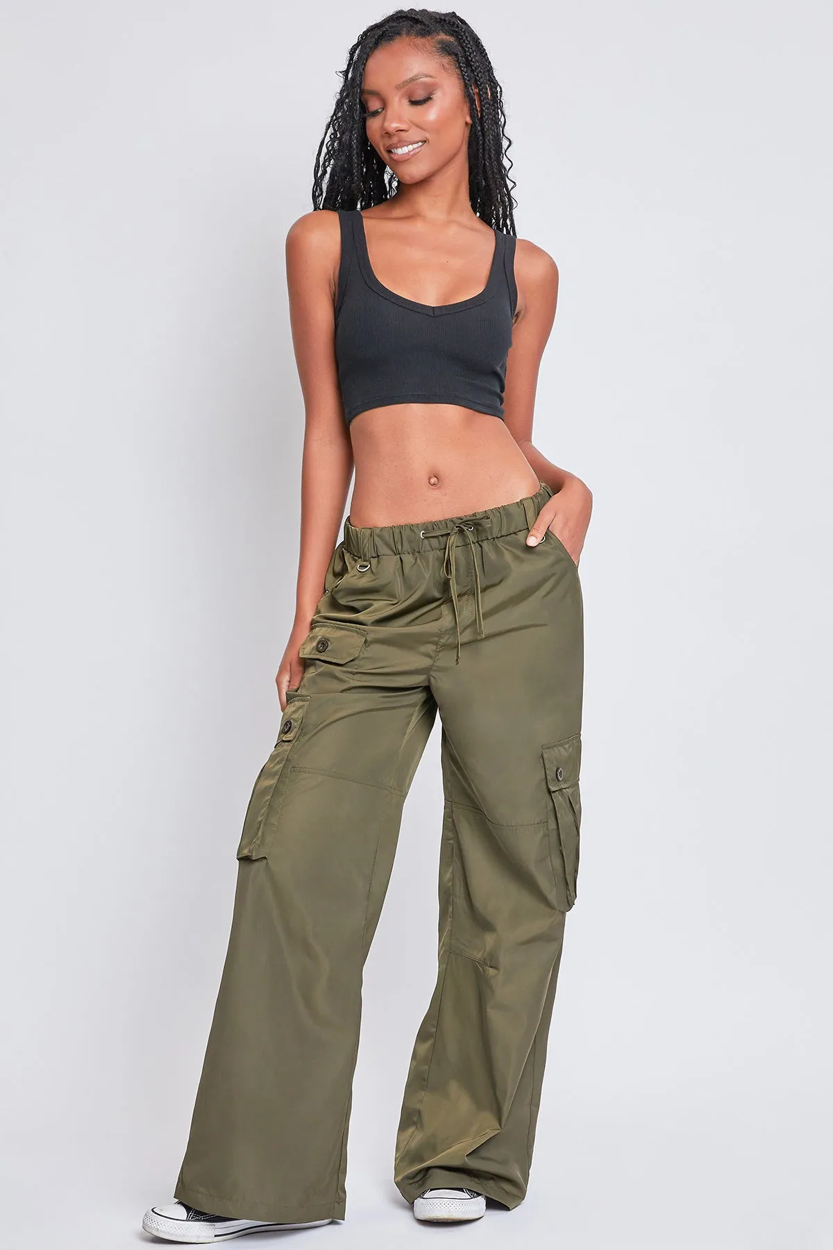 Relaxed Nylon Cargo Pants, Pack of 6
