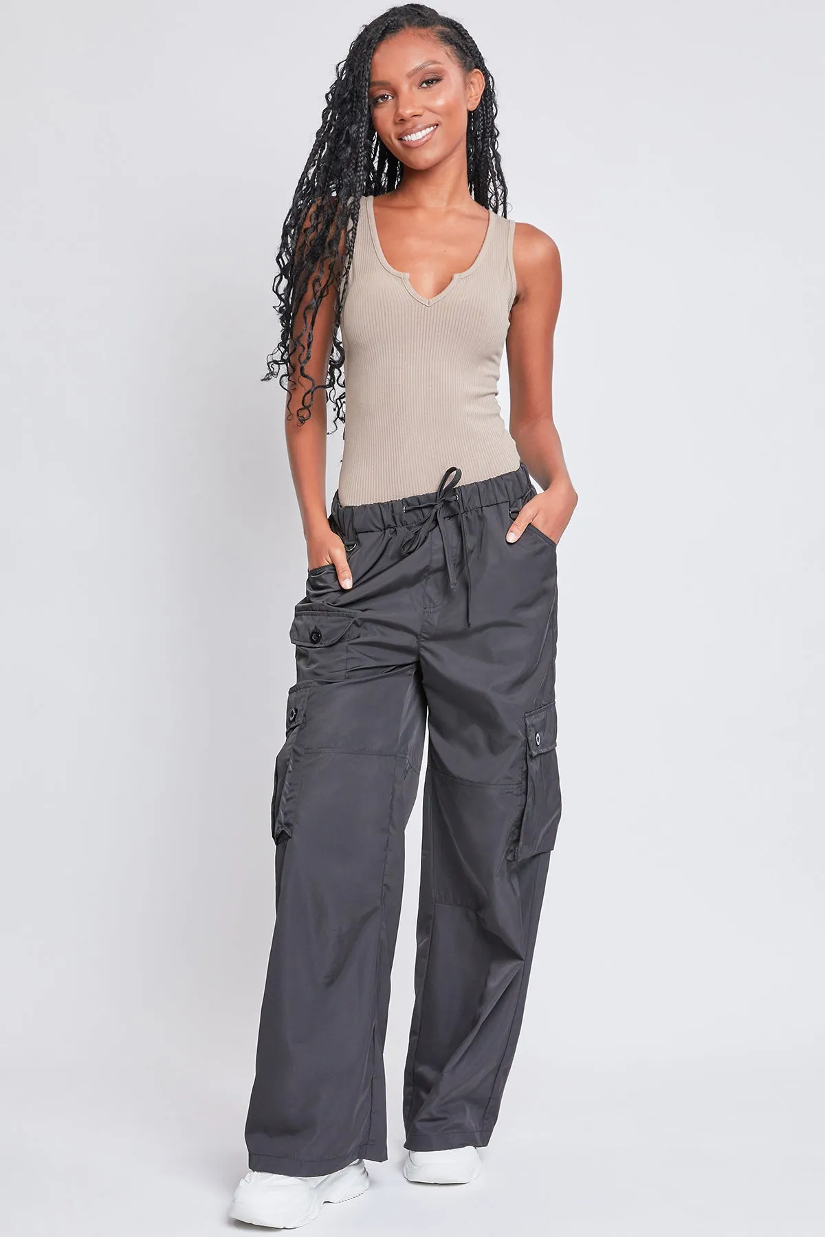 Relaxed Nylon Cargo Pants, Pack of 6