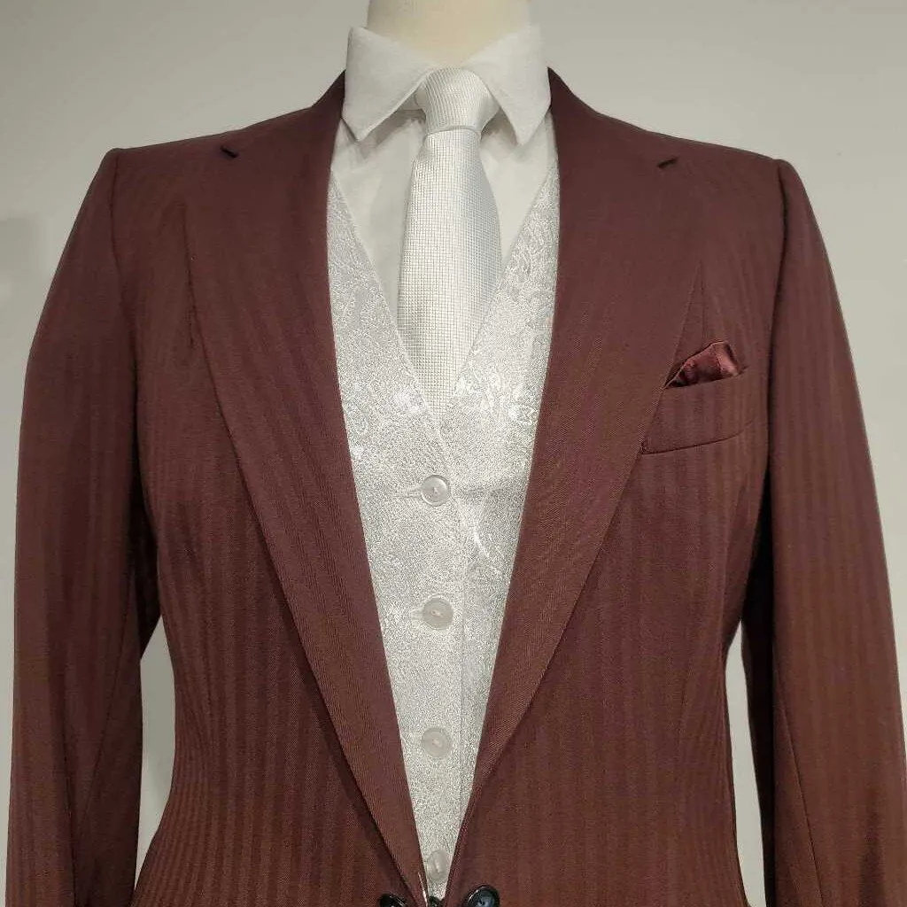 RJ Becht Burgundy Men's Coat