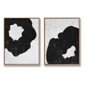 Set of 2 Abstract Flower Painting P40