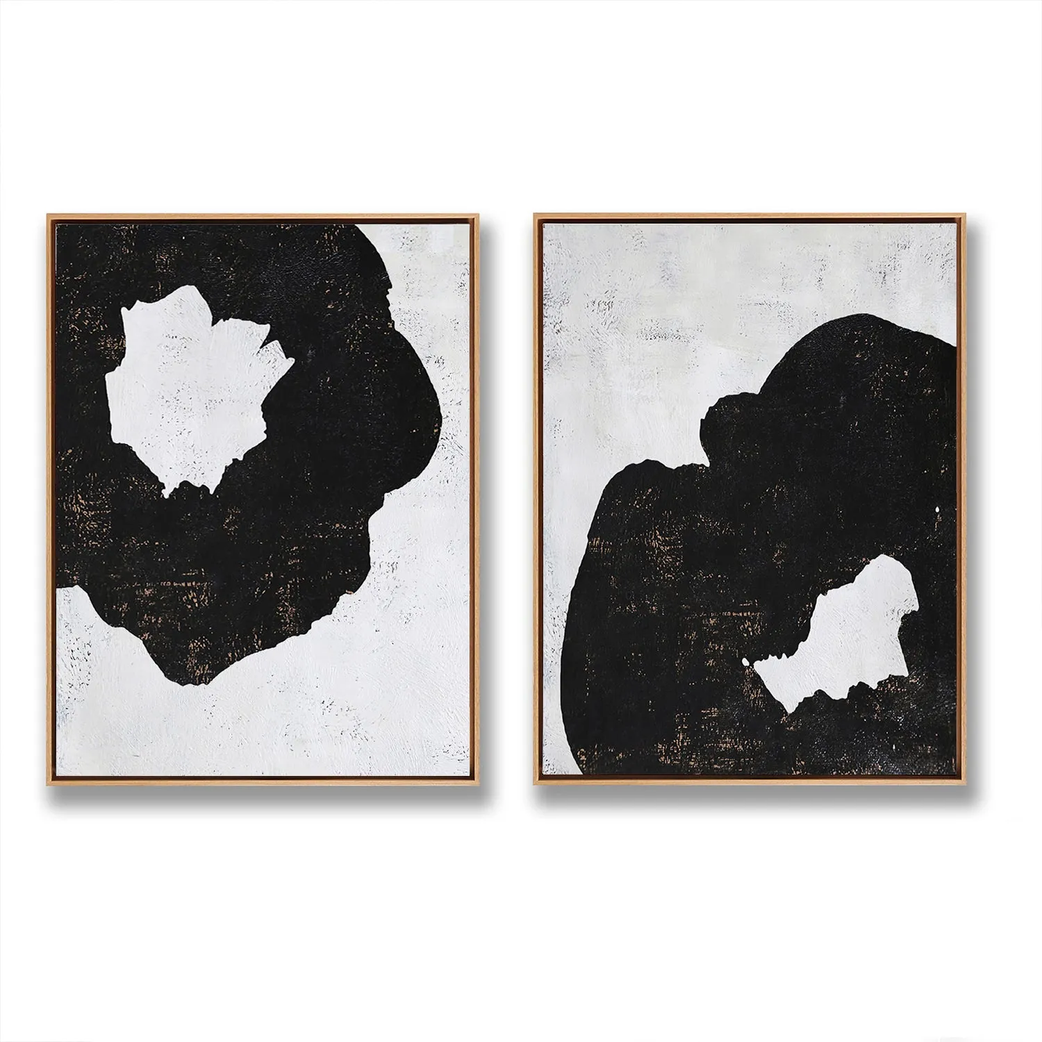 Set of 2 Abstract Flower Painting P40