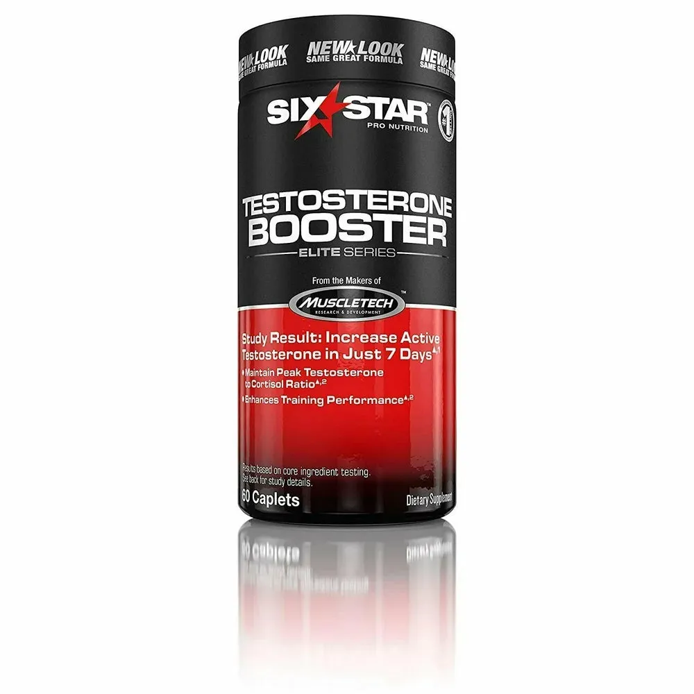 Six Star Testosterone Booster Elite Series Caplets 60 Each