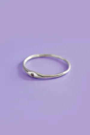 Siyum Rhodolite Garnet Silver Ring