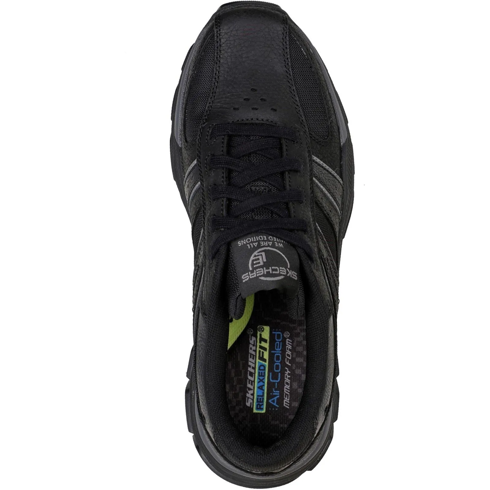 Skechers 204330 Respected Schnür-Sneaker für Herren in weiter Passform