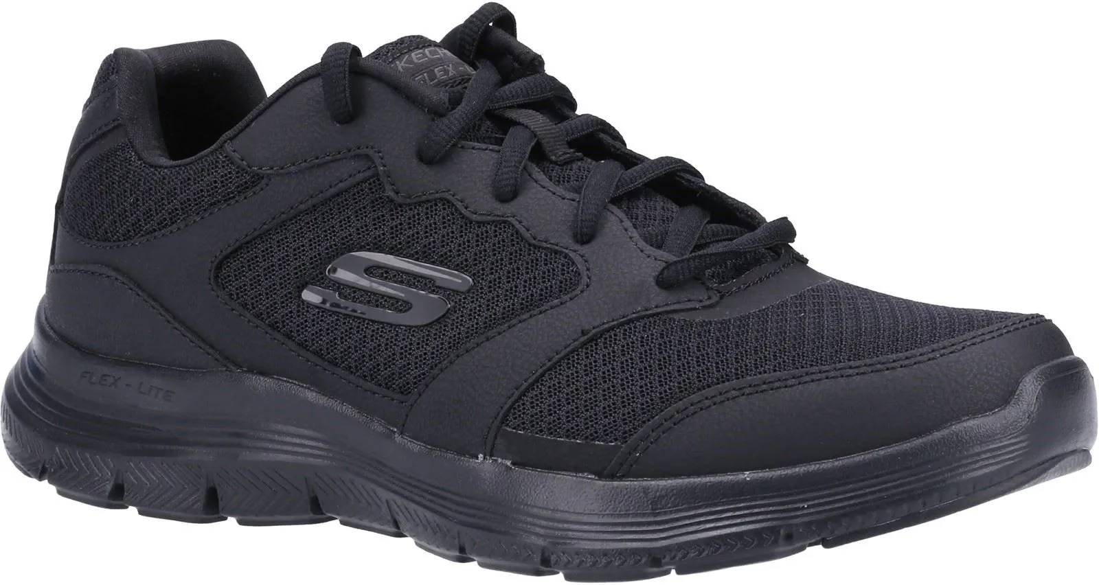 Skechers Flex Advantage 3.0 Sports Trainer Mens in Black/Black