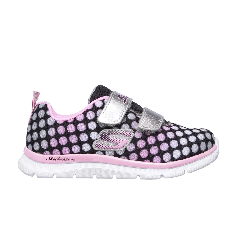 Skechers Skech-Lite Lil' Dots Touch Fastening Trainer